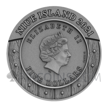Warrior Woman Mulan 5$ 2oz Niue 2021