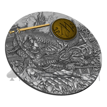 Warrior Woman Mulan 5$ 2oz Niue 2021