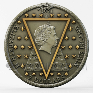 Nicolas Flamel - Philosopher's Stone 2$ 2oz Niue 2021