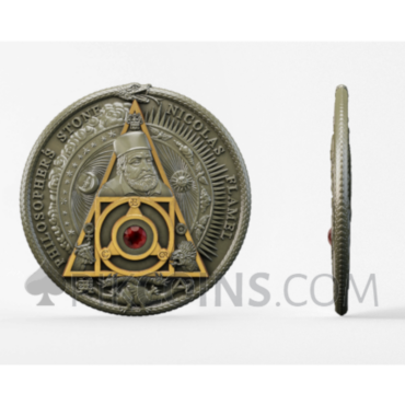 Nicolas Flamel - Philosopher's Stone 2$ 2oz Niue 2021