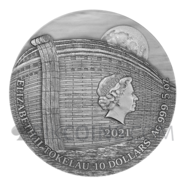 Noah Ark 10$ 5oz Tokelau 2021