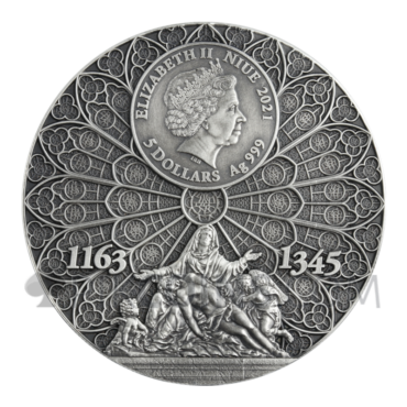 Notre Dame 5$ 2oz Niue 2021