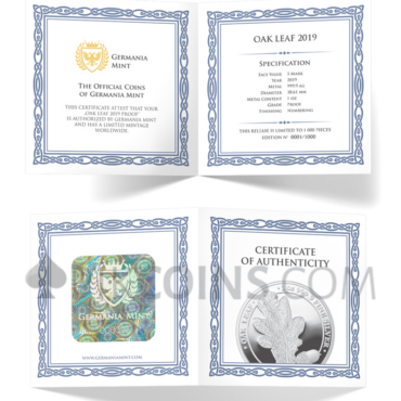 Oak Leaf 1oz 2019 - Silver Proof