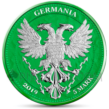 Oak Leaf 2019 1oz - Space Green