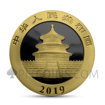 Panda 10 Yuan 2019 - Golden Ring
