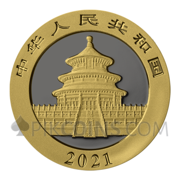 Panda - Golden Ring 10¥ 30g China 2021