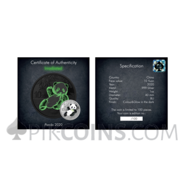 Panda 10 Yuan 2020 - Irradiated