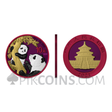 Panda - Space Metals 10¥ 30g China 2021