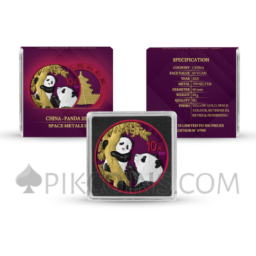 Panda - Space Metals 10¥ 30g China 2021