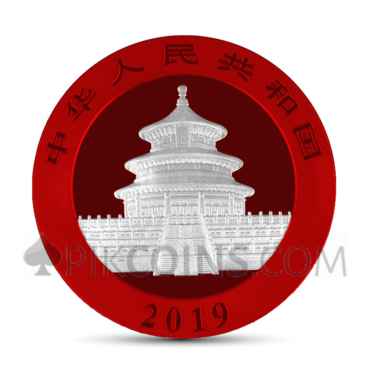 Panda 10 Yuan 2019 - Space Red