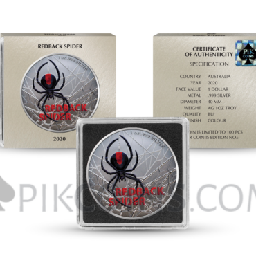 Redback Spider 1 AUD 2020 - Coloured Edition