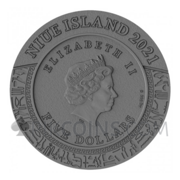 Sekhmet - Gods of Anger 5$ 2oz Niue 2021