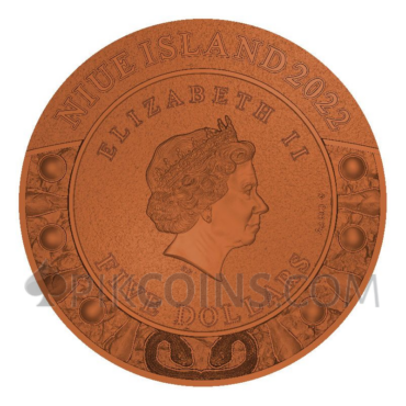 Shield of Athena 5$ 2oz Niue 2021