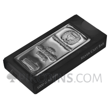 Silver Cast Bar 1000 g - Germania Mint