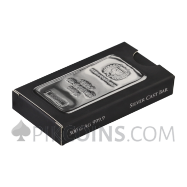 Silver Cast Bar 500g - Germania Mint