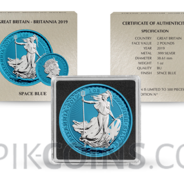 Britannia 2 £ 2019 - Space Blue