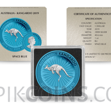 Kangaroo 1 AUD 2019 - Space Blue