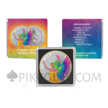 The Queen's Virtues: Victory 1 Pound 1oz St. Helena 2021