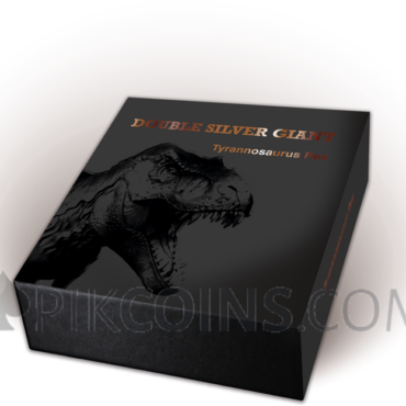 Tyrannosaurus 10 Vatu 2x5g Silver + 145g Copper Vanuatu 2021