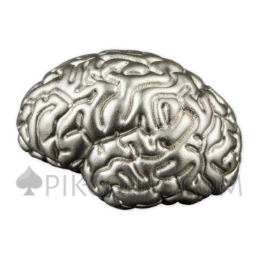 Brain 3D shaped silver coin 5$ 2oz Samoa 2023