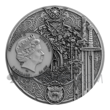 The Witcher - Sword of Destiny 5$ 2oz Niue 2020