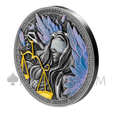 Themis - The Goddess of Justice 5$ 2oz Niue 2022