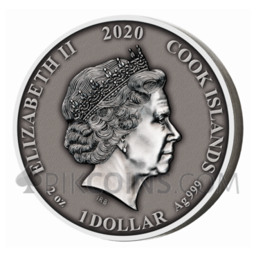 Thor - The Norse Gods Series 1$ 2oz Cook Islands 2020