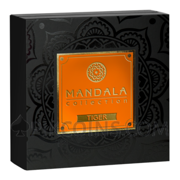 Tiger Mandala 5$ 2oz Niue 2022