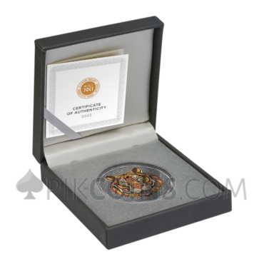 Tiger Mandala 5$ 2oz Niue 2022