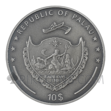 Trip to the Moon 10$ Palau 2oz 2022