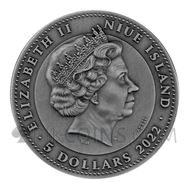 Triton 5$ 2oz Niue 2022