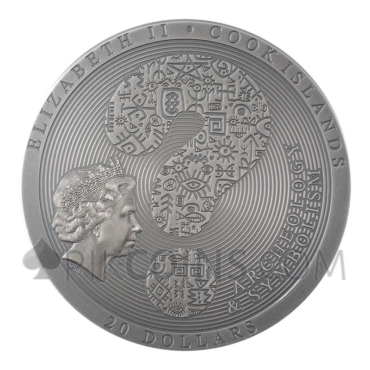 Tutankhamun’s Tomb 1922 Antiqued Gild & Color – Archeology & Symbolism 20$ 3oz Cook Islands 2022