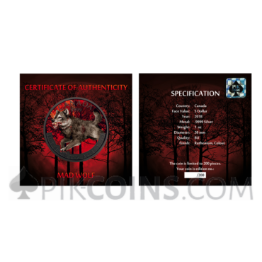 Mad Wolf 5 CAD 2018 - "Mad Animals" Series