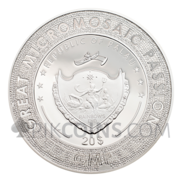 Young Girl in Green 20$ 3oz Palau 2021