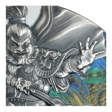Zhang Fei - Warriors of Ancient China series 5$ 3oz Niue 2020