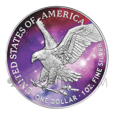 American Eagle 1 USD 2022 - Glowing Galaxy