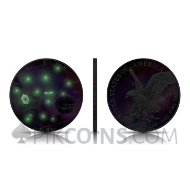 American Eagle 1 USD 2022 - Glowing Galaxy