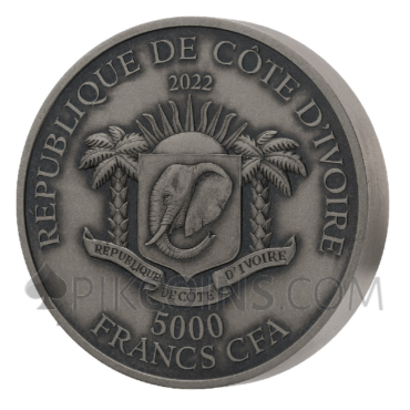 Big Five Africa - Completer Coin 5000 Francs CFA 5oz Ivory Coast 2022