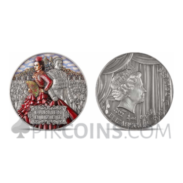 Carmen - Titan of Music 5$ 2oz Niue 2022