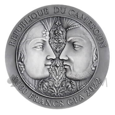 Kama Sutra - Moments of Love 3000 Francs CFA 3oz Republic of Cameroon 2022