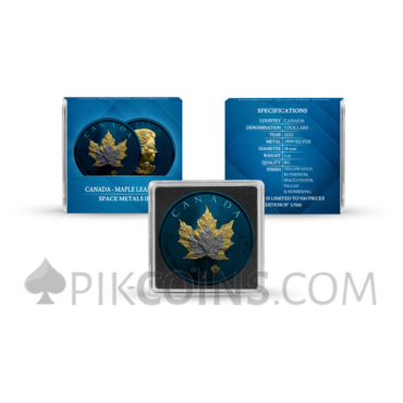 Maple Leaf - Space Metals 5 CAD 1oz Canada 2022