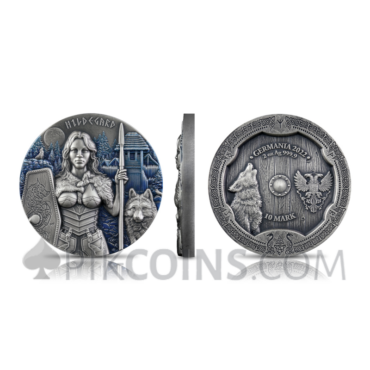 Valkyries - Hildegard Ultra High Relief 2oz Silver 2022
