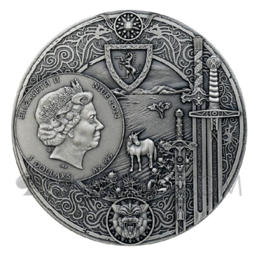 The Witcher - Time of Contempt 5$ 2oz Niue 2022