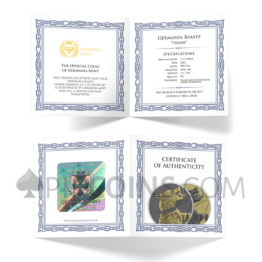 Germania Beasts - Fenrir Geminus 2 x 1oz silver BU