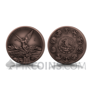 Libertad - Antique Copper Plated - 1 Onza 2022