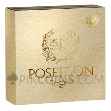 Poseidon - The Great Greek Mythology 3000 Francs CFA 3oz Republic of Cameroon 2022