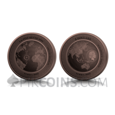 Terra - Antique Copper Plated - 5$ 2022