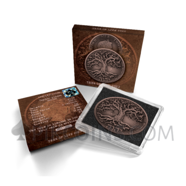 Tree of Life - Antique Copper Plated - 2$ 2022