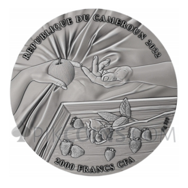 Love - Under the Sheets 2000 Francs CFA 2oz Republic of Cameroon 2022