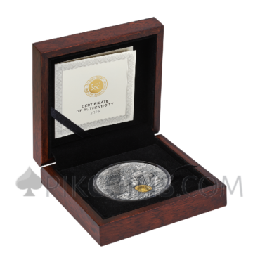 Silk Moth - Nature Architects 10 Cedis 2oz Republic of Ghana 2023